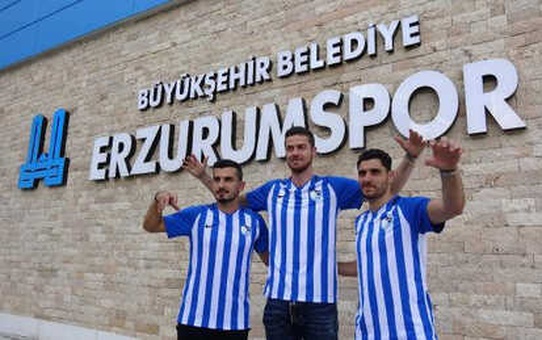 Büyükşehir Belediye Erzurumspor'da 3 İmza