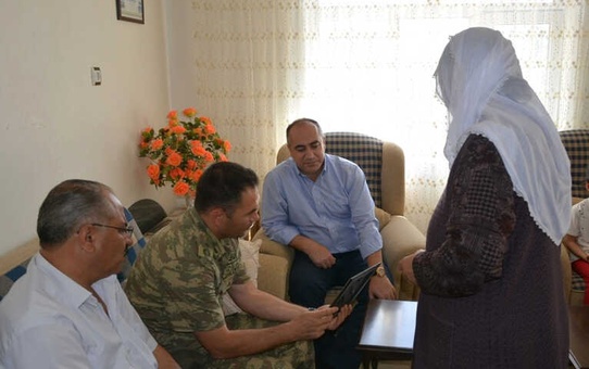 Patnos'ta Şehit Aileleri Ziyaret Edildi