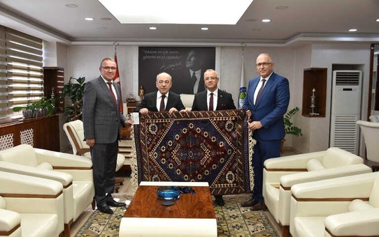 Kaymakam Çelenkoğlu, Başkan Kayda ile Vedalaştı