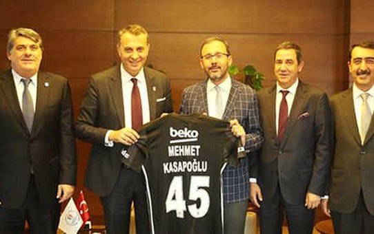 Beşiktaş Başkanı Fikret Orman'dan Spor Bakanı Mehmet Kasapoğlu'na Ziyaret!