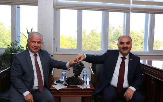 Vali ve Belediye Başkanlarından Üzüm Tanıtımı