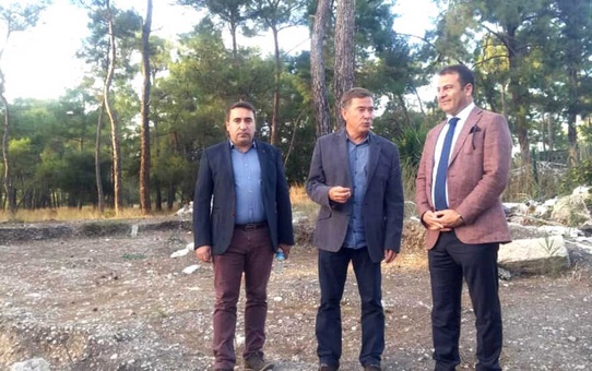 Kemer Kaymakamı Yaşar, İdyros Antik Kenti İnceledi