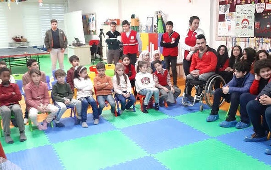 Paralimpik Milli Sporcular Mülteci Çocuklarla Bir Araya Geldi