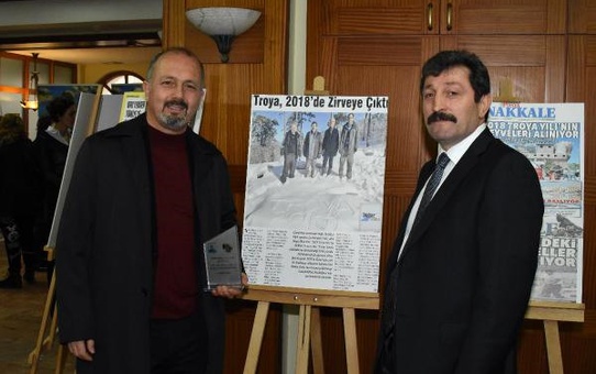 Çanakkale'de 'Basında Troya' Sergisi Açıldı