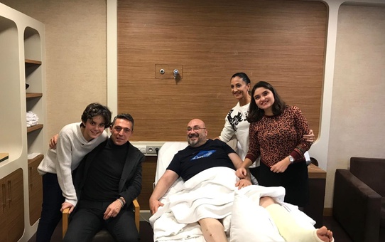 Ali Koç'tan Mustafa Bozbağ'a Geçmiş Olsun Ziyareti