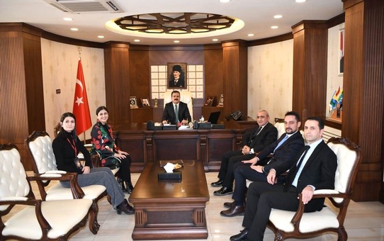 Seyev ve Omsad'den Vali Akbıyık'a Ziyaret