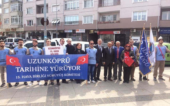 15. Hava Bölüğü Uzunköprü'den Yola Çıktı
