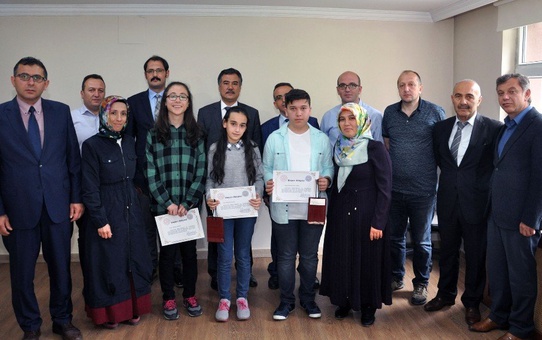 Gümüşhane'de 10. Matematik ve Fen Bilim Olimpiyatlarının ödül töreni düzenlendi