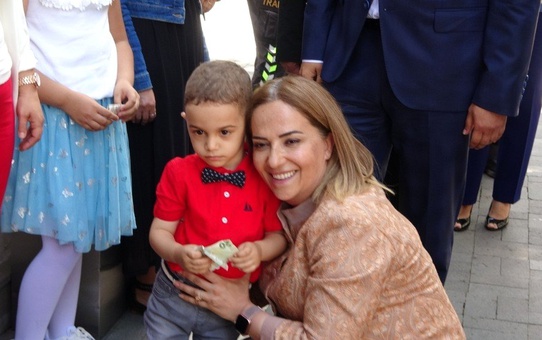 Uşak'ta bayramlaşma töreni