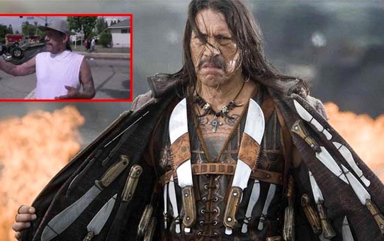 Hollywood aktörü Danny Trejo, ters dönen araçta sıkışan bebeği kurtardı