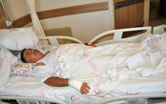 KARSESOB Başkanı Burulday, kaza geçirdi