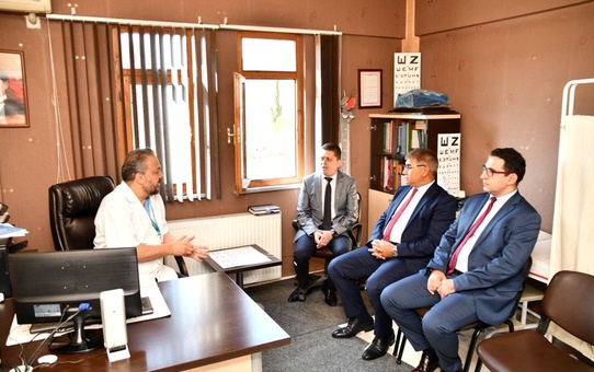 Vali Gürel, Aile Sağlık Merkezlerinin hizmetleri hakkında bilgi aldı