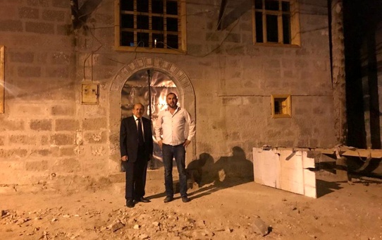 Burhan Kuzu Restorasyonu Devam Eden Tarihi Binada İncelemelerde Bulundu