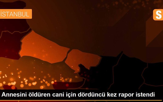 Annesini öldüren cani için dördüncü kez rapor istendi