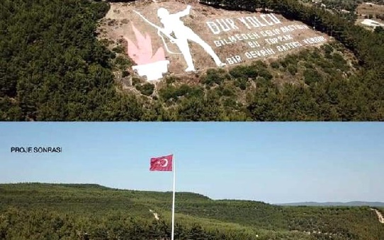 'Dur yolcu' anıtı, yenilendi