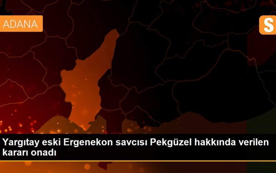 Yargıtay eski Ergenekon savcısı Pekgüzel hakkında verilen kararı onadı