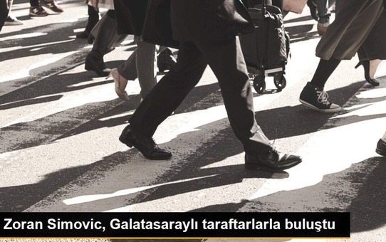 Zoran Simovic, Galatasaraylı taraftarlarla buluştu