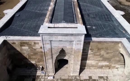 Tarihi kervansarayın yorgancısı Abdullah usta