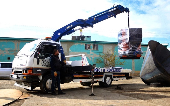 Van'da üretilen stokerli kazanlar bölge illerine gönderiliyor