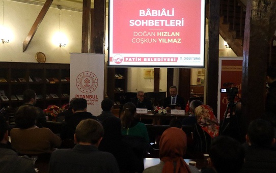 Yazar Doğan Hızlan 'Bâbıâli Sohbetleri'ne konuk oldu