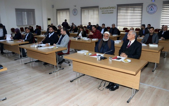 Karaköprü'de yılın ilk meclis toplantısı yapıldı