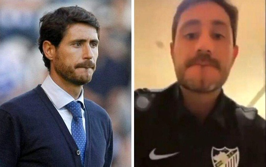Uygunsuz görüntüleri sosyal medyaya düşen Victor Sanchez Malaga'dan kovuldu