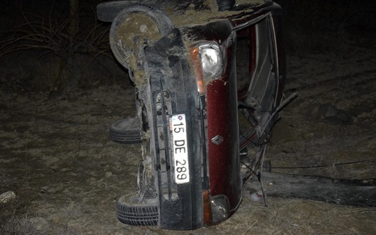 Burdur'da trafik kazası: 5 yaralı