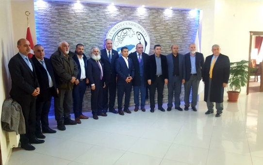 Van kültür ve dayanışma vakfı yönetiminin Erciş ziyareti