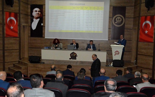 Siirt'te il koordinasyon kurulu toplantısı yapıldı