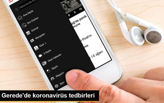 Gerede'de koronavirüs tedbirleri