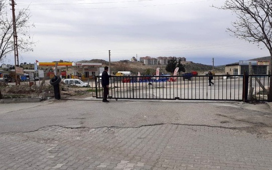 Besni Küçük Sanayi Sitesi geçici olarak kapatıldı