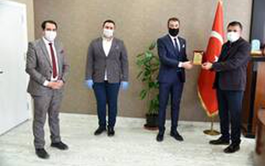TÜGVA heyetinden Müdür Sünnetçioğlu'na ziyaret