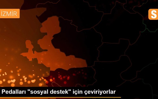 Pedalları 'sosyal destek' için çeviriyorlar