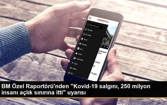 BM Özel Raportörü'nden 'Kovid-19 salgını, 250 milyon insanı açlık sınırına itti' uyarısı