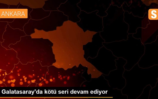 Galatasaray'da kötü seri devam ediyor