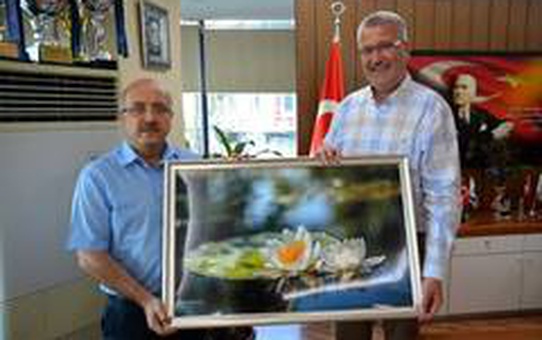 Karacabey Kaymakamı Yolcu'dan Başkan Özkan'a veda ziyareti