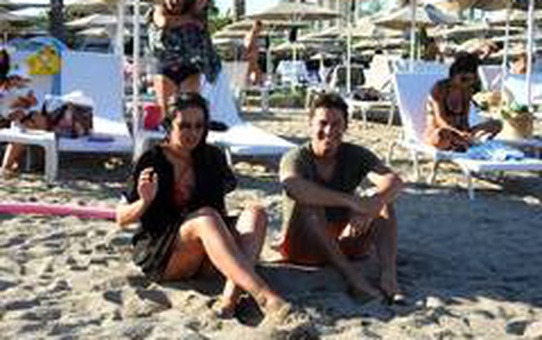 Ünlü oyuncu bayram tatilini Bodrum'da geçiriyor