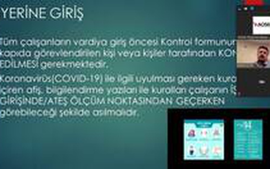 AOSB Akademi'de 'İş yerlerinde Covid-19 Yönetimi' eğitimi