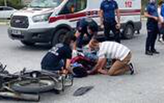 Kaza yapan oğlunu gören anne sinir krizi geçirdi: Sat dedim motoru, dinletemedim