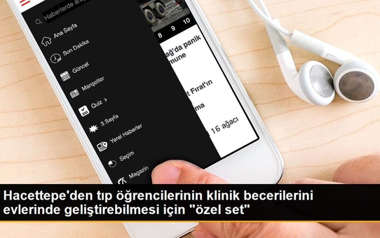 Hacettepe'den tıp öğrencilerinin klinik becerilerini evlerinde geliştirebilmesi için 'özel set'