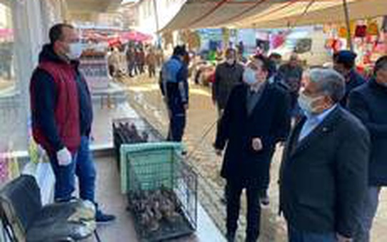 Kaymakam Göktaş'tan korona virüs denetimi