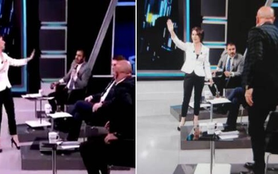 Canlı yayında 'Ordu Katar'a satıldı' tartışması! CHP'li Erdal Aksünger, Serkan Toper'in üzerine yürüdü