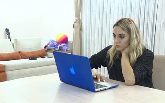 Milli cimnastikçi Göksu Üçtaş Şanlı, AA'nın 'Yılın Fotoğrafları' oylamasına katıldı