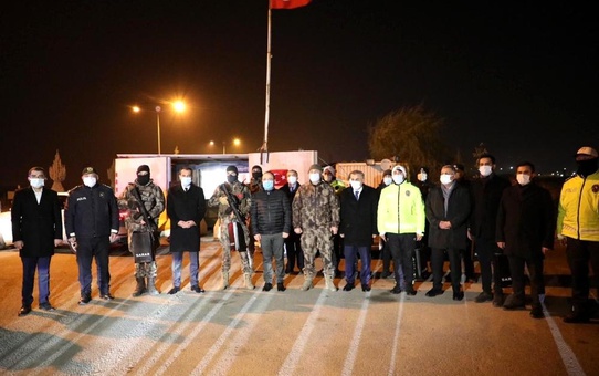 Elazığ protokolü yeni yıla güvenlik güçleriyle girdi