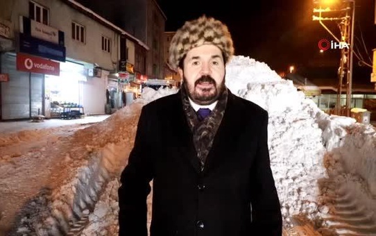 Başkan Sayan, karla mücadele çalışmalarını denetledi