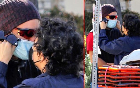 Brad Pitt'in sevgilisi olduğu söylenmişti: Böyle görüntülendi