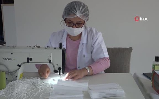 Çankaya Belediyesi maskesini kendi üretiyor