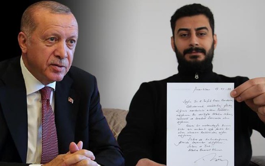 Cumhurbaşkanı Erdoğan'ın şair Ahmet Tevfik Ozan'a cezaevinden gönderdiği mektup 22 yıl sonra ortaya çıktı