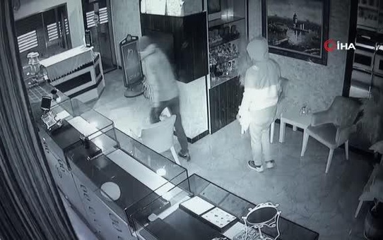 Kuyumcunun duvarını delip böyle soygun yaptılar