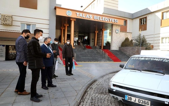 Talas Belediye Başkanı Yalçın, otomobil ustası gençlerle buluştu